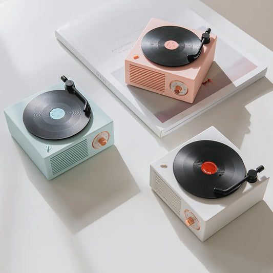 Record Player Stereo Vintage Portable Speaker