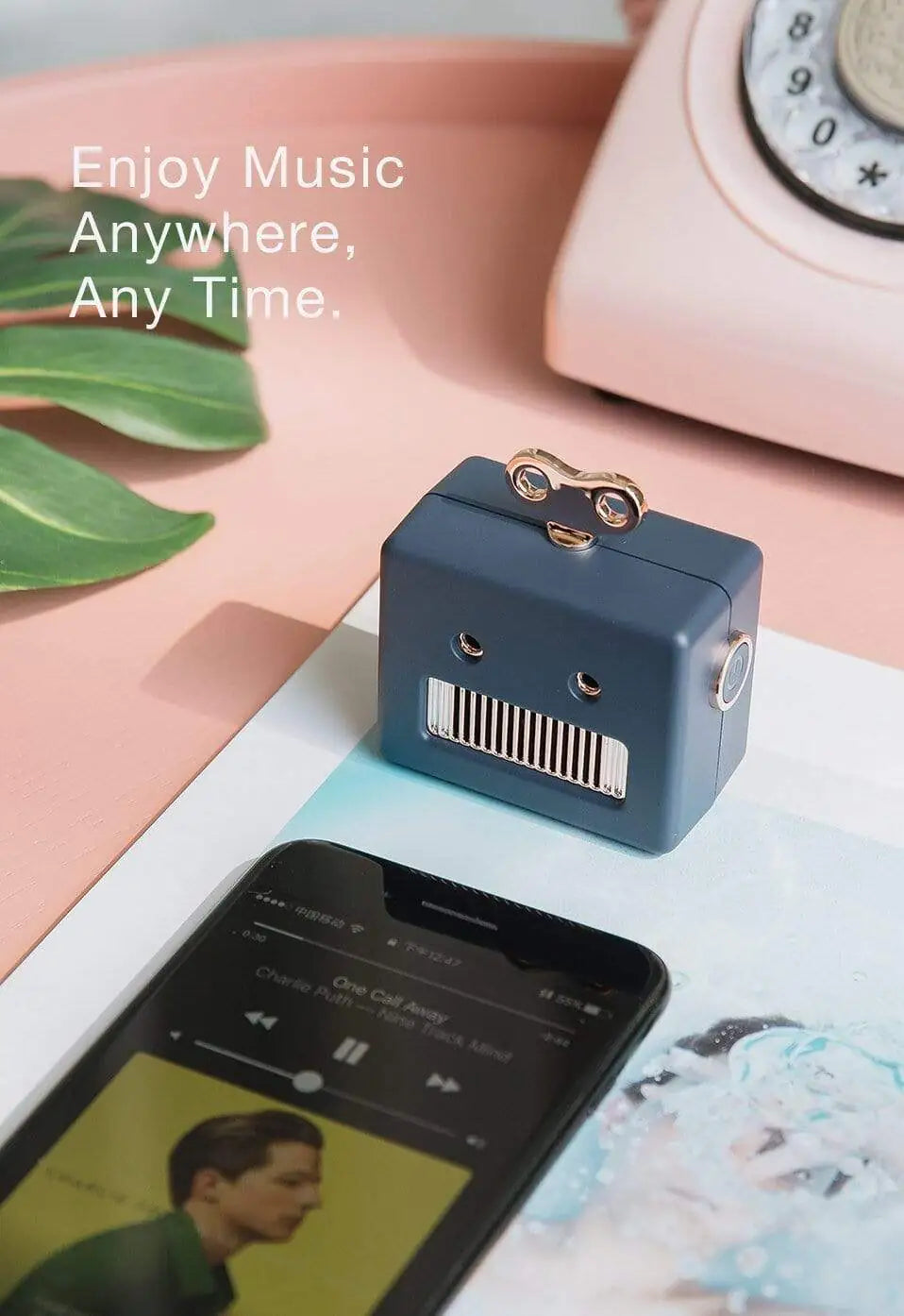 Mini Robot Bluetooth Speaker