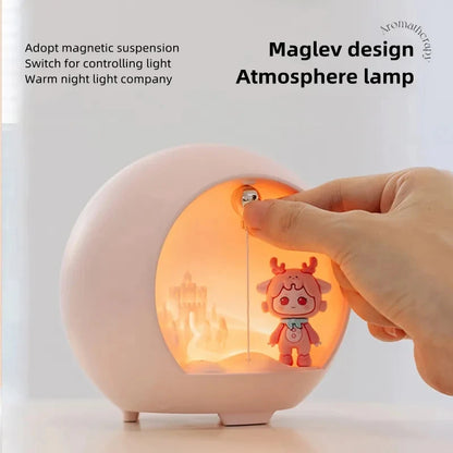 Cute CartoonLamp Mini Air Humidifier USB Aromatherapy Essential Oil Diffuser